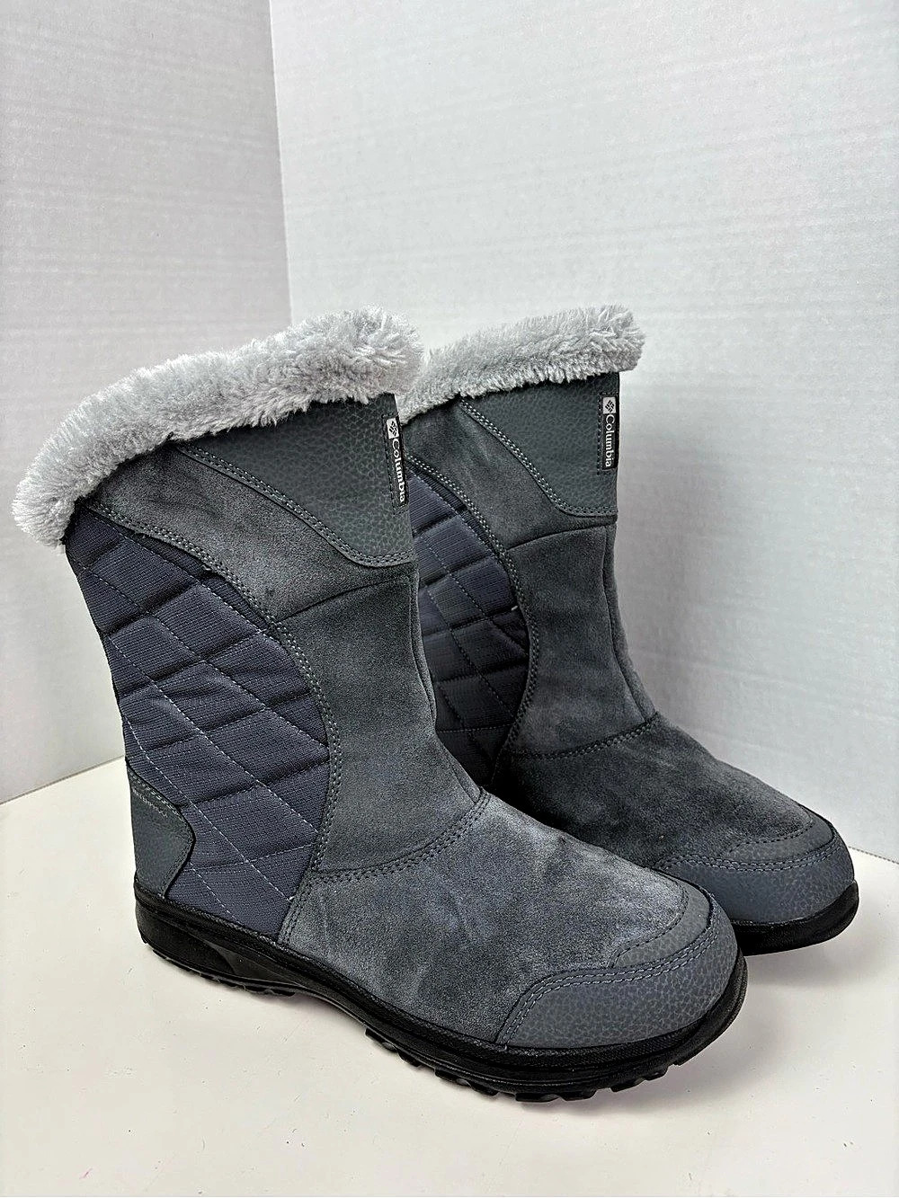 Columbia Ice Maiden II Winter Boots Gray US 8.5